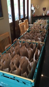 Packed lunches from Karen Healy's Outside Catering for the Cumbrian Challenge participants supporting Walking with the wounded 2016